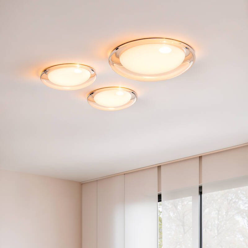 Aplique de Parede LED 30W Metal e Metacrilato CCT Seleccionável Camden L