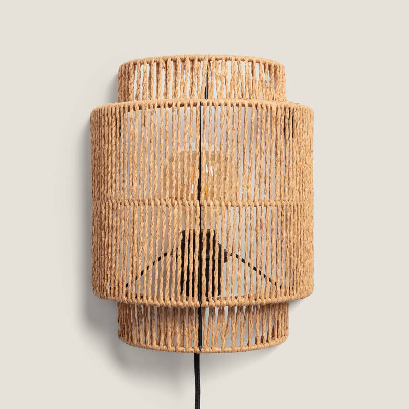Aplique de Parede Rattan Kirito