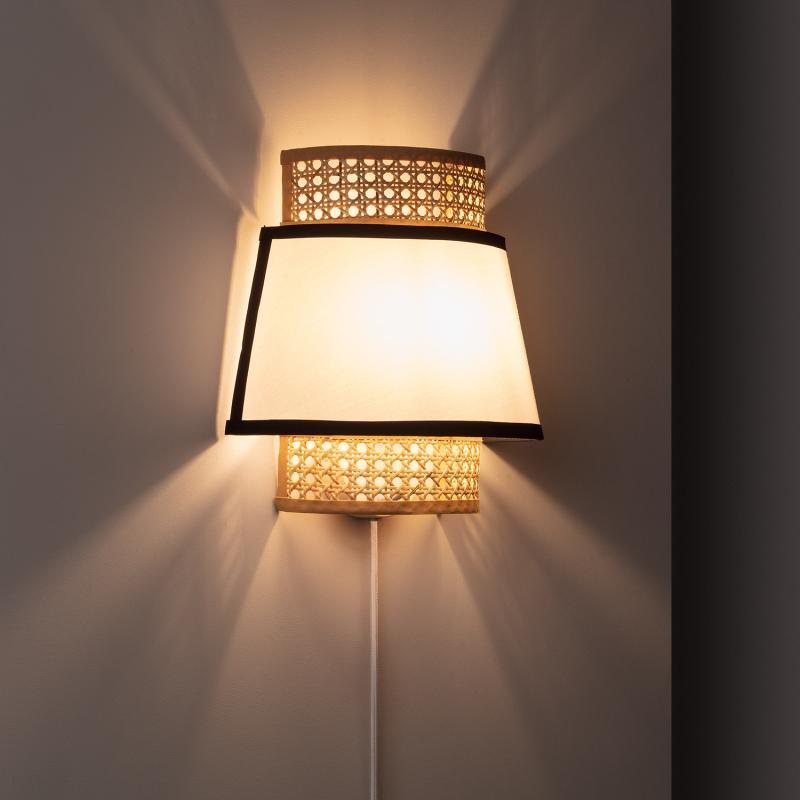 Aplique de Parede Rattan Marya