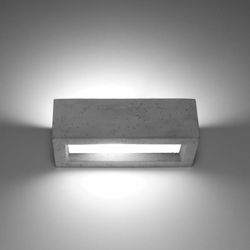 Aplique de Parede Vega 30 Cimento SOLLUX