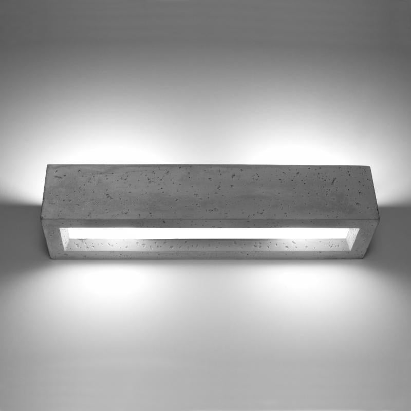 Aplique de Parede Vega 50 Cimento SOLLUX