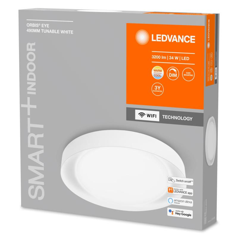 Aplique de Teto LED 34W Smart+ WiFi ORBIS Eye LEDVANCE 4058075486546