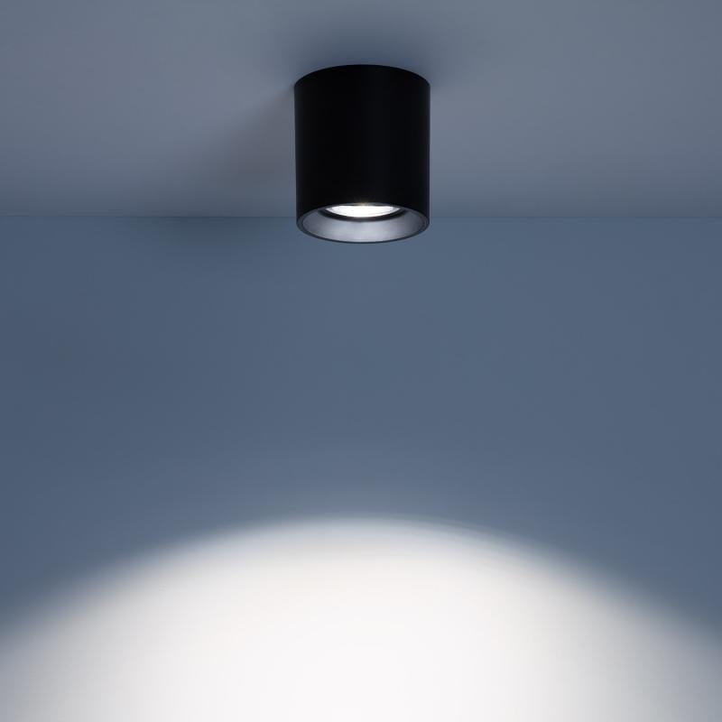 Aplique de Teto Preto com Lâmpada GU10 Space
