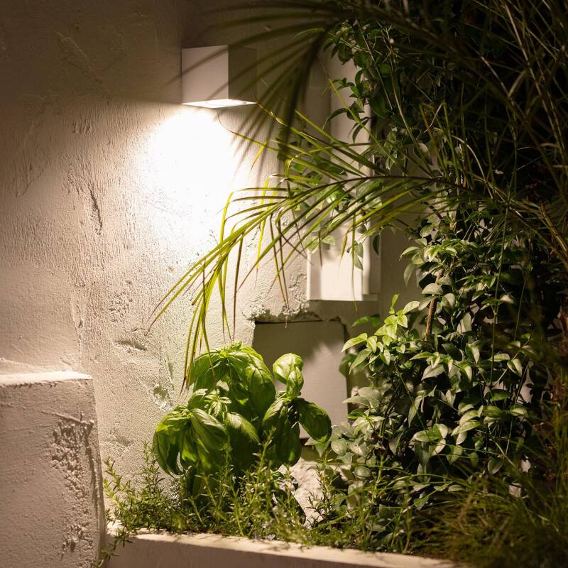 Aplique Exterior de Parede Miseno Branco