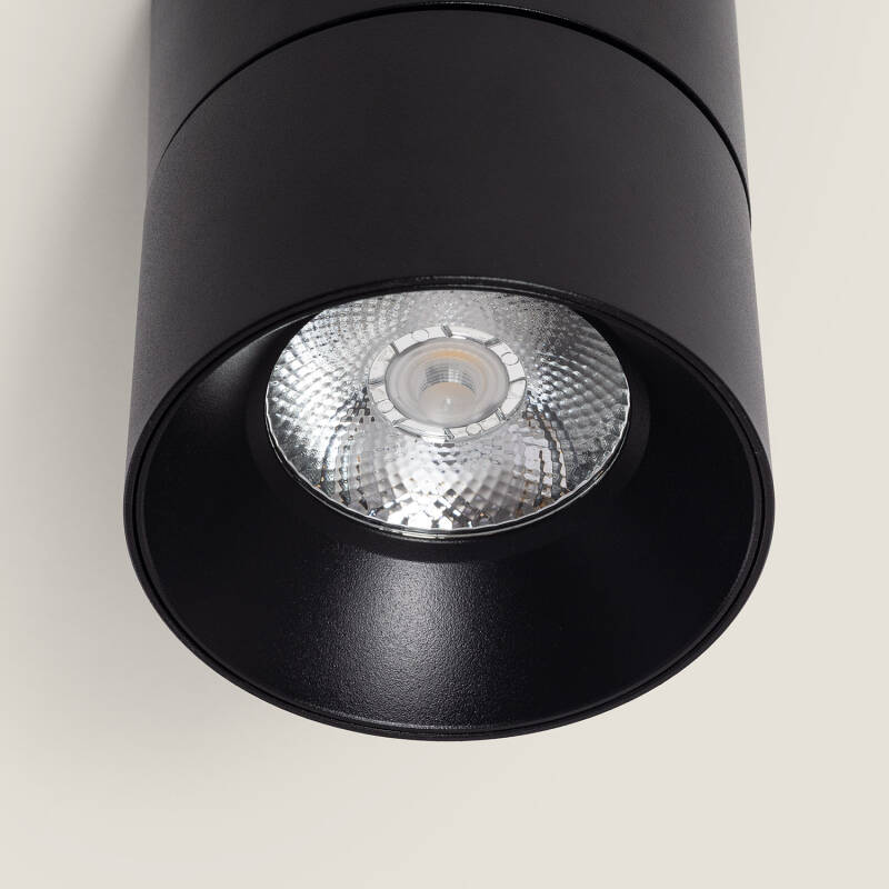 Aplique LED 15W Alumínio Circular Preto New Onuba