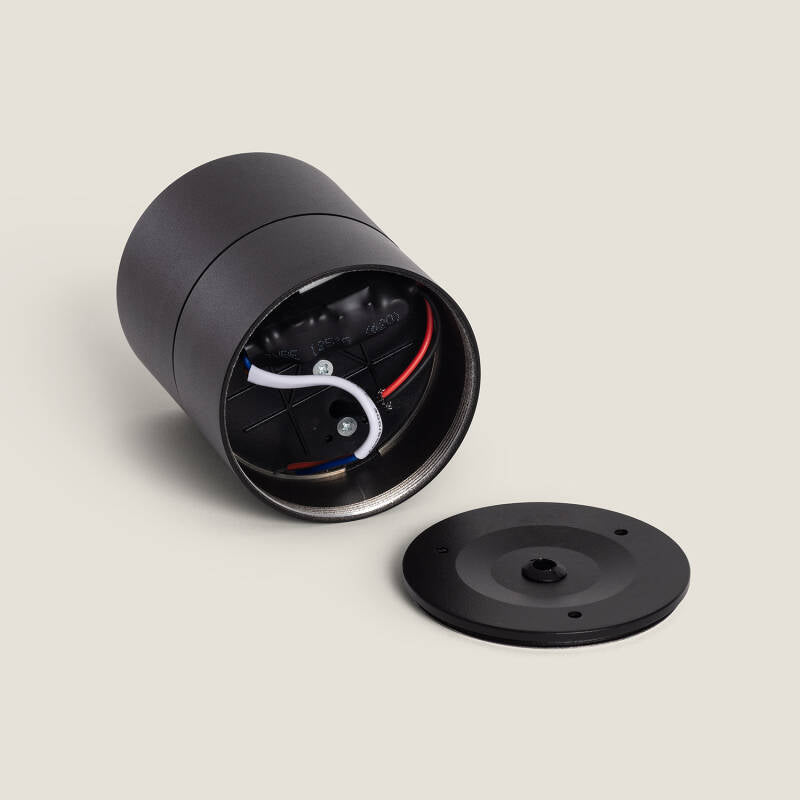 Aplique LED 15W Alumínio Circular Preto New Onuba