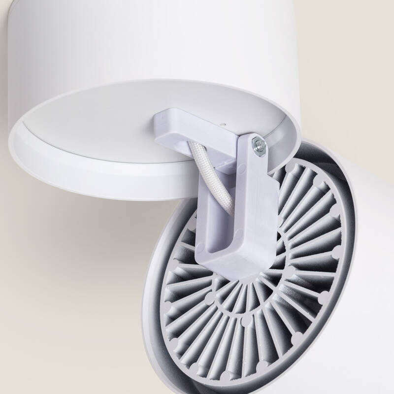 Aplique LED 30W Alumínio Circular New Onuba Branco