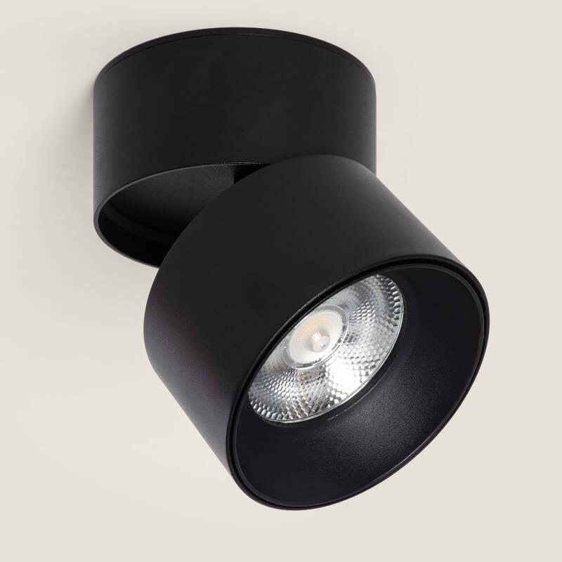 Aplique LED 30W de Alumínio Circular Preto New Onuba
