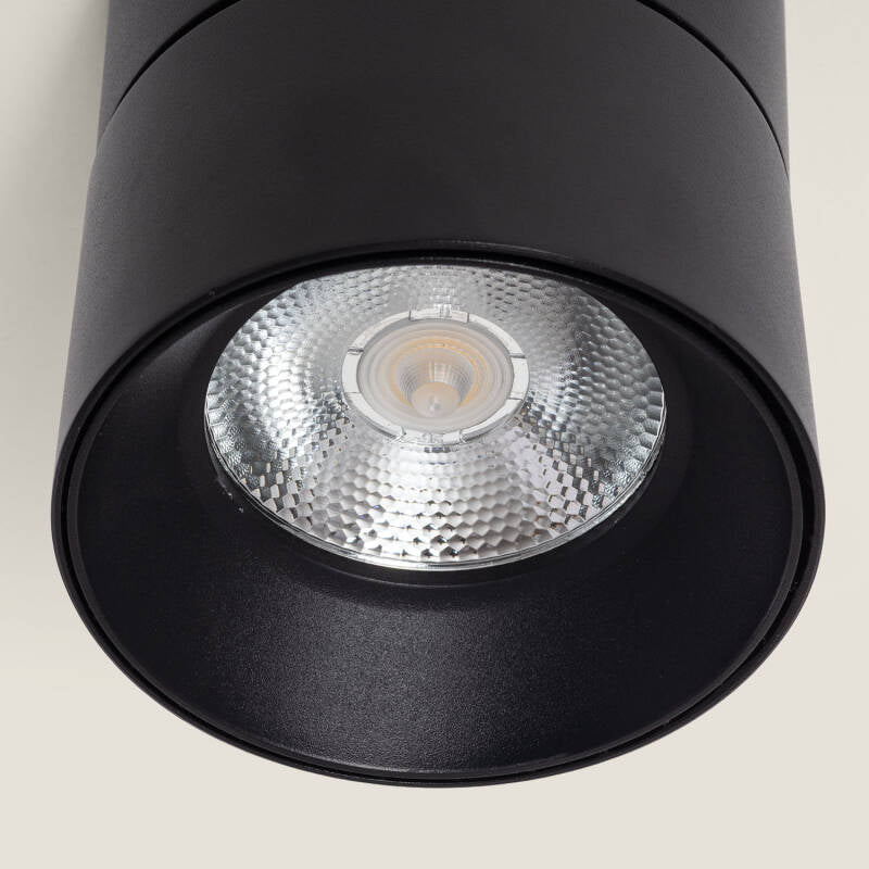 Aplique LED 30W de Alumínio Circular Preto New Onuba