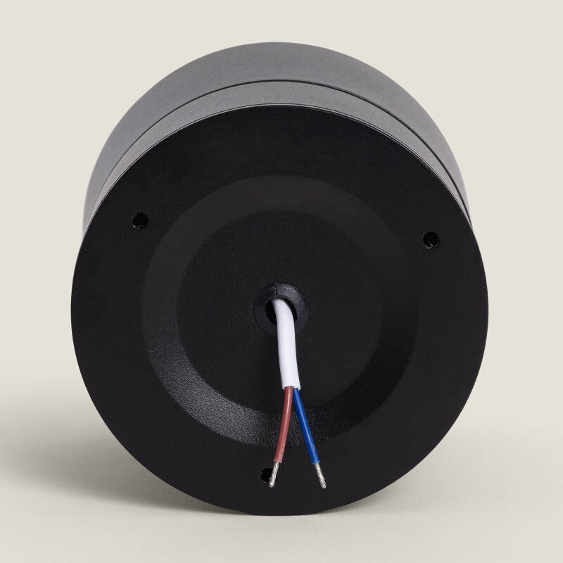 Aplique LED 30W de Alumínio Circular Preto New Onuba