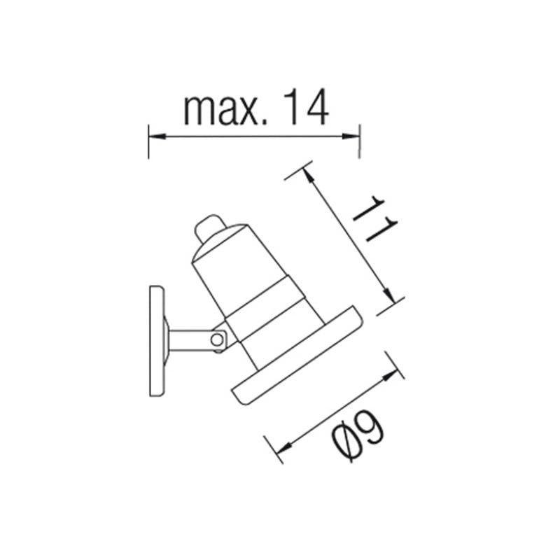 Aplique LED Aqua Spotlight AISI 316 Submersível IP68 GU5.3 LEDS-C4 05-9245-CA-37