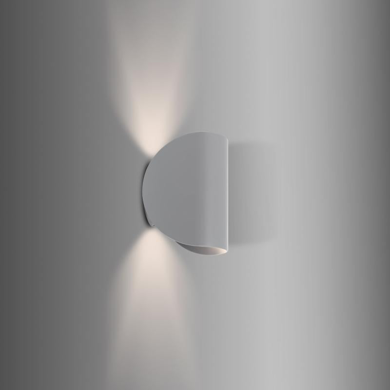 Aplique LED Gaia 6W Cinzento Iluminação Dupla