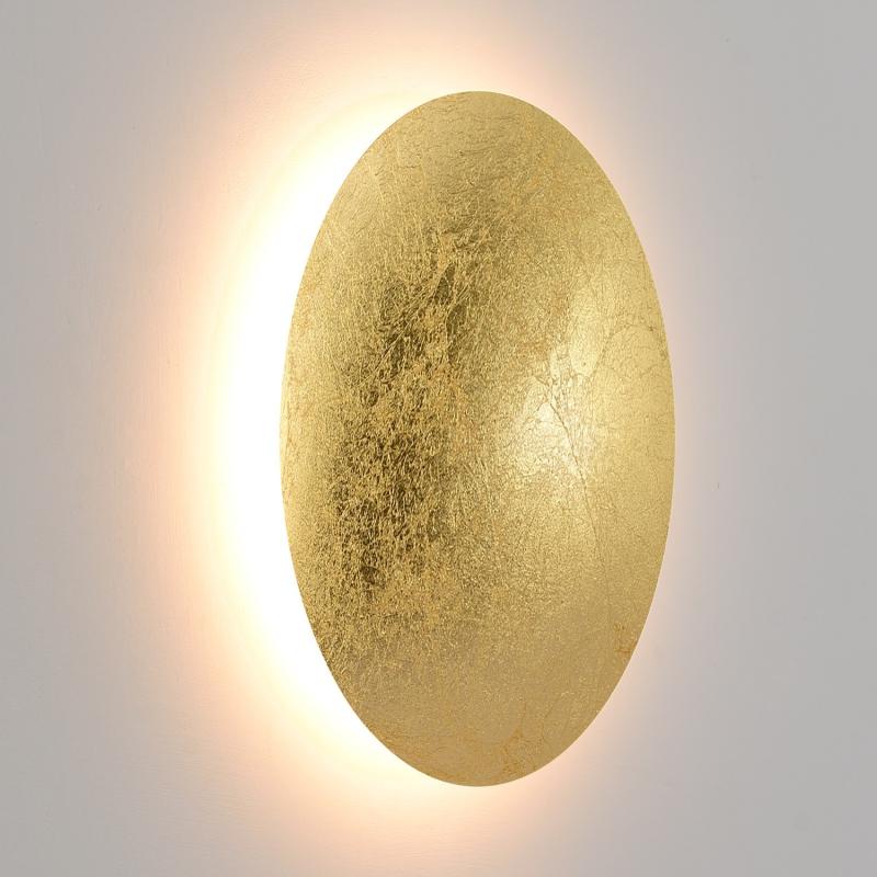 Aplique LED Iris 18W Dourado