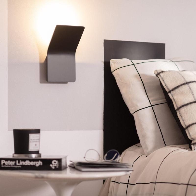 Aplique LED Lerna 6W Preto