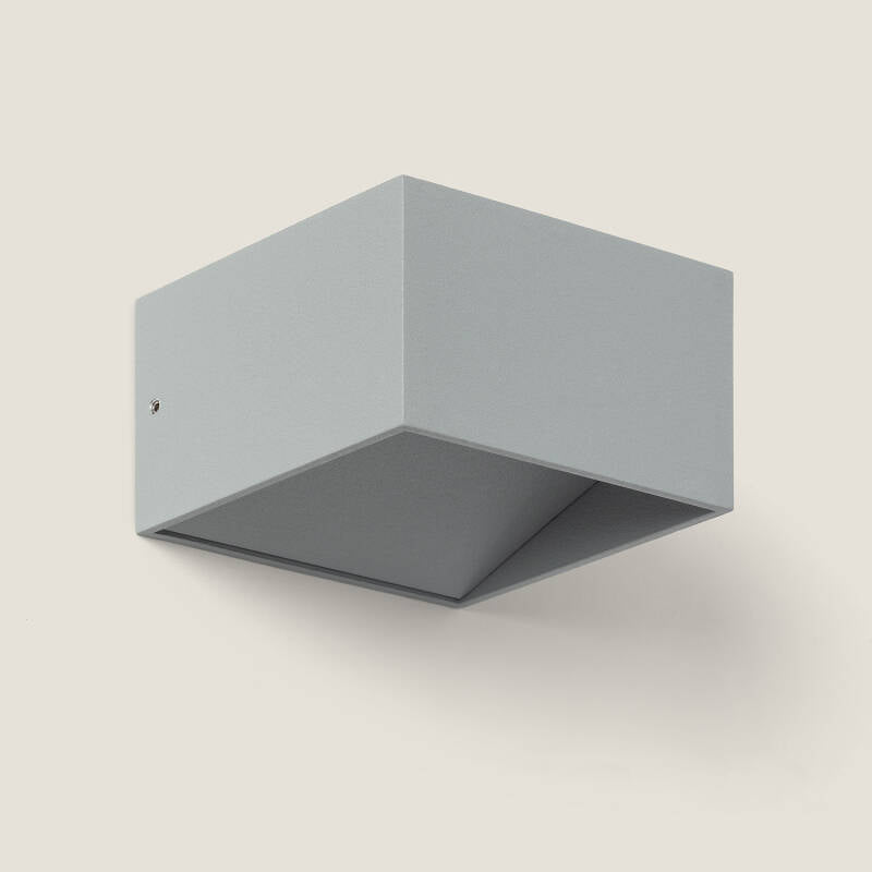 Aplique LED Lico 6W Cinza Claro Iluminação Dupla