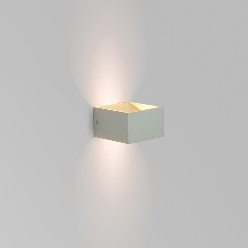 Aplique LED Lico 6W Cinzento Iluminação Dupla