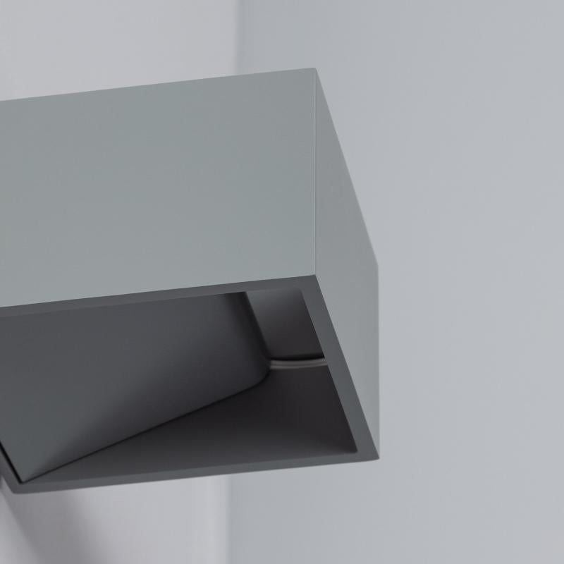Aplique LED Lico 6W Cinzento Iluminação Dupla