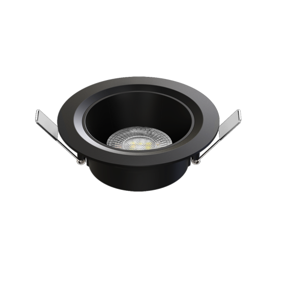 Aplique Redondo Preto LED 6W CCT 3000K-4000K-6500K | FILUX