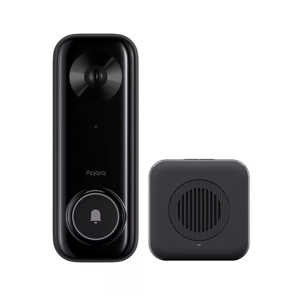 Doorbell Camera G400 Select (Wired) – Smart video doorbell com AI human, pet and package detection, Wi-Fi 6, preto (DB-C03D)