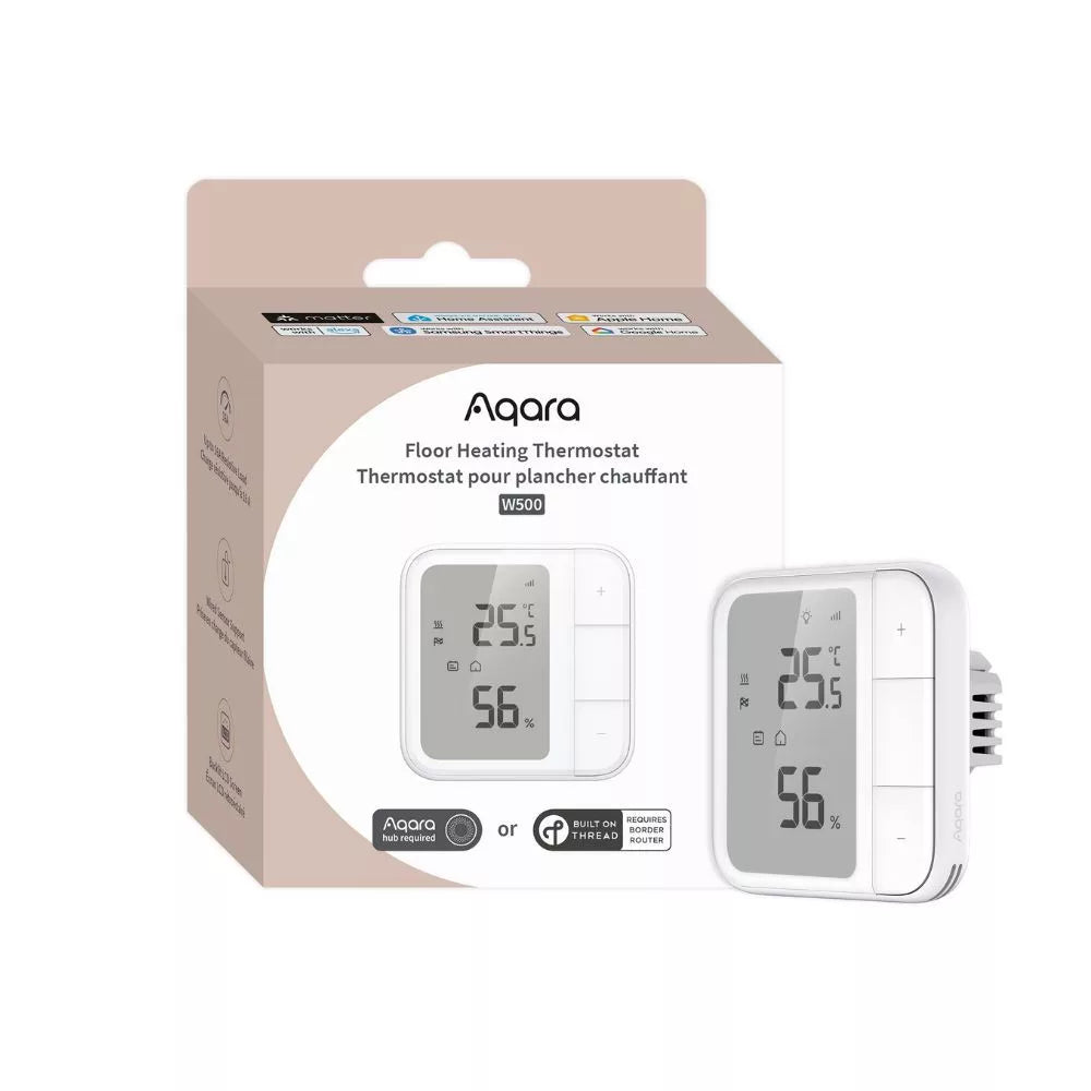 Aqara W500 Zigbee+Thread Floor Heating Thermostat (UT-A01D)