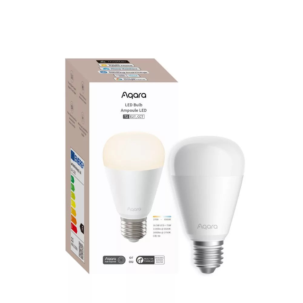 Aqara T2 Zigbee + Thread CCT LED lâmpada, GUE2710 (LB-L02E)