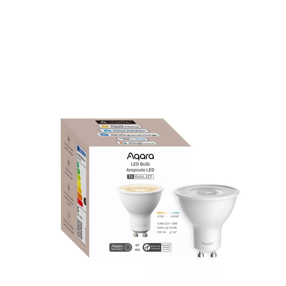 Aqara T2 Zigbee + Thread CCT LED lâmpada, GU10 (LB-L03E)