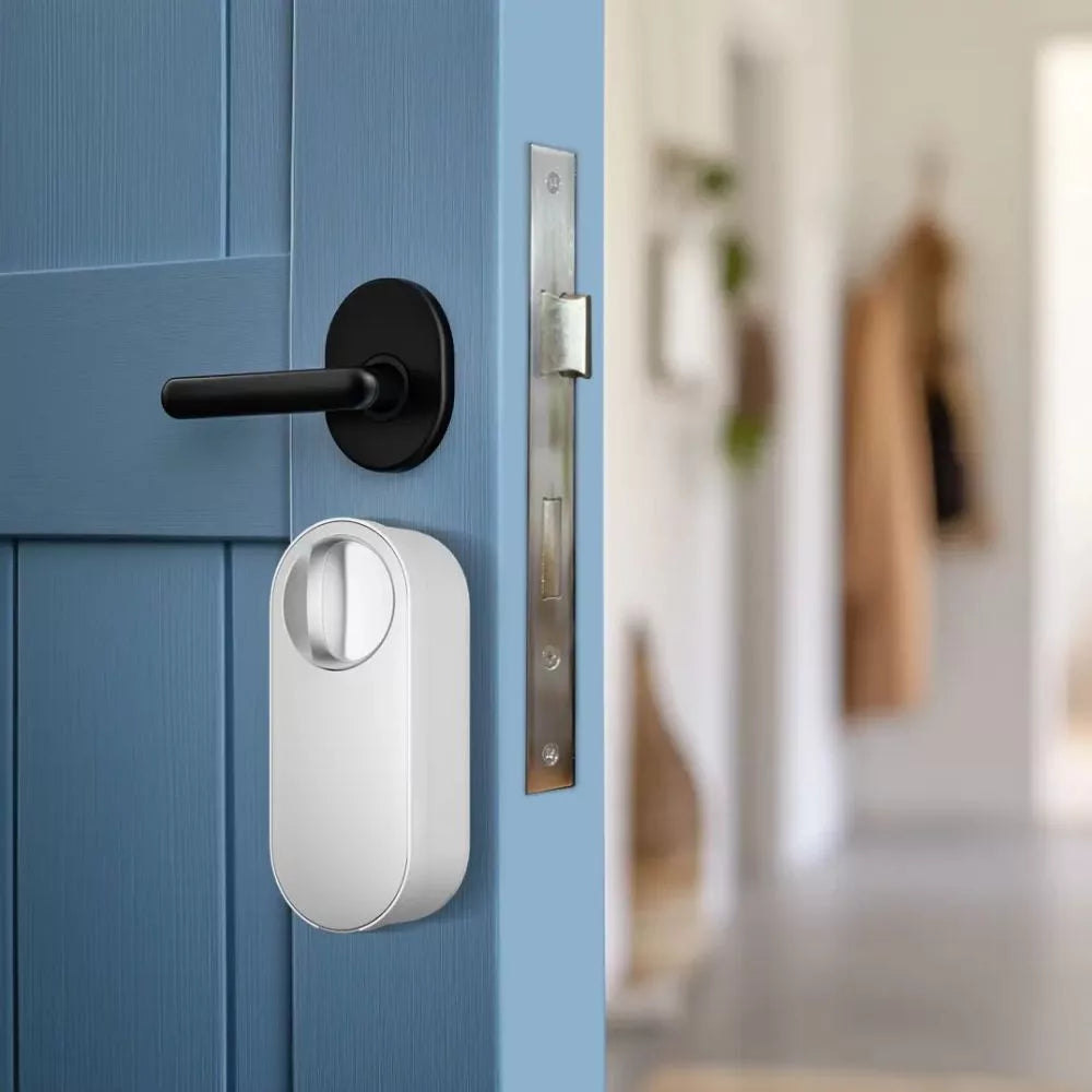 Aqara U200 LITE smart retrofit door lock, Matter compatible, branco