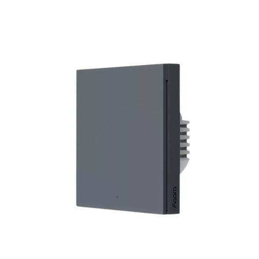 AQARA Smart Parede Switch H1 EU (No Neutral, Single Rocker) grey