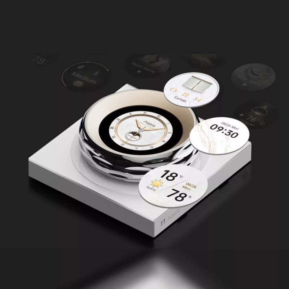 Aqara Touchscreen Dial V1 EU smart parede switch com touch screen and rotary control