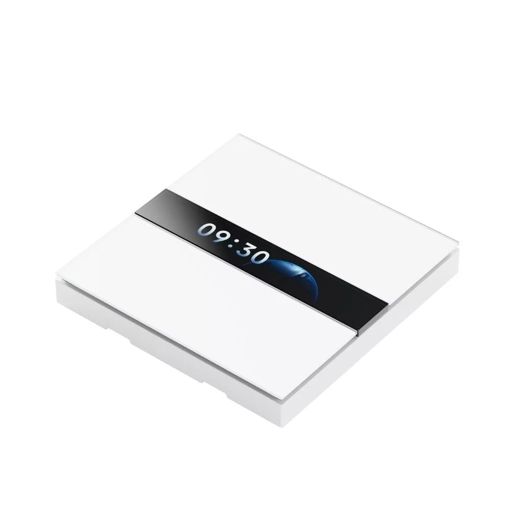 Aqara V1 Display Switch - a 2-channel smart Zigbee parede switch com LCD screen