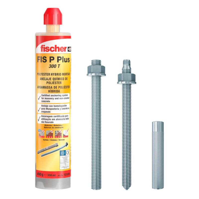 Argamassa com Misturador FIS P Plus 300 T Homologado FISCHER 523226