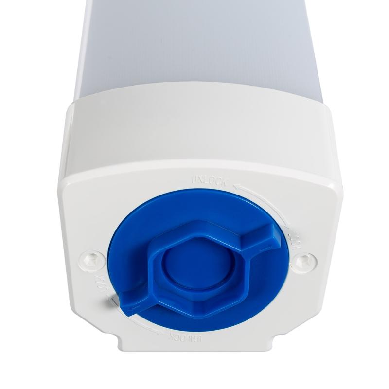Armadura Hermética LED 120 cm 40W 150lm/W Alumínio IP65 Conectável com Sensor Microondas MERRYTEK