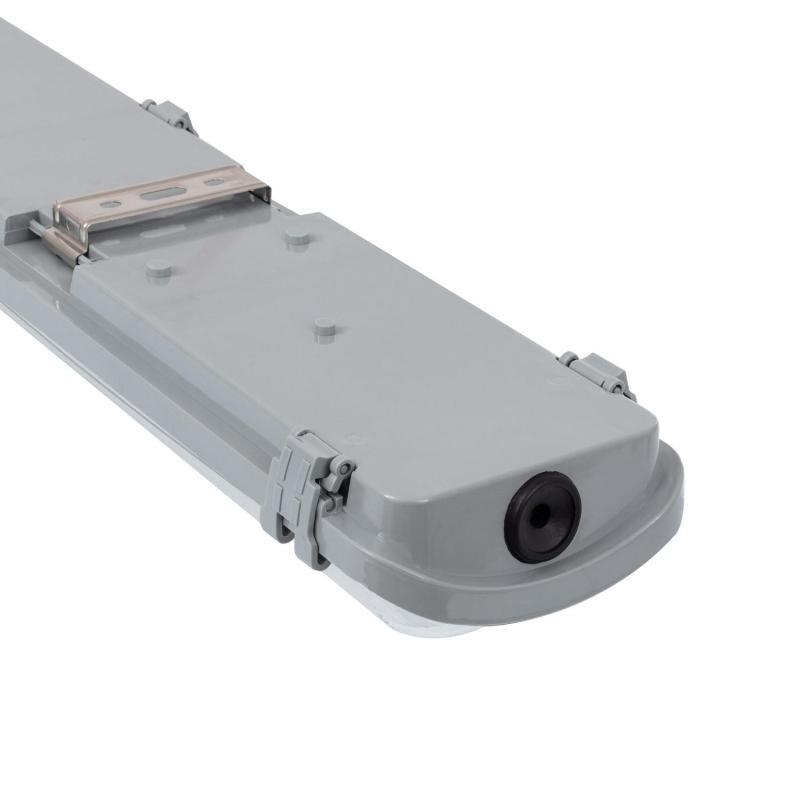 Armadura Hermética Slim para dois Tubos LED 60 cm IP65 Conexão Uni-Lateral