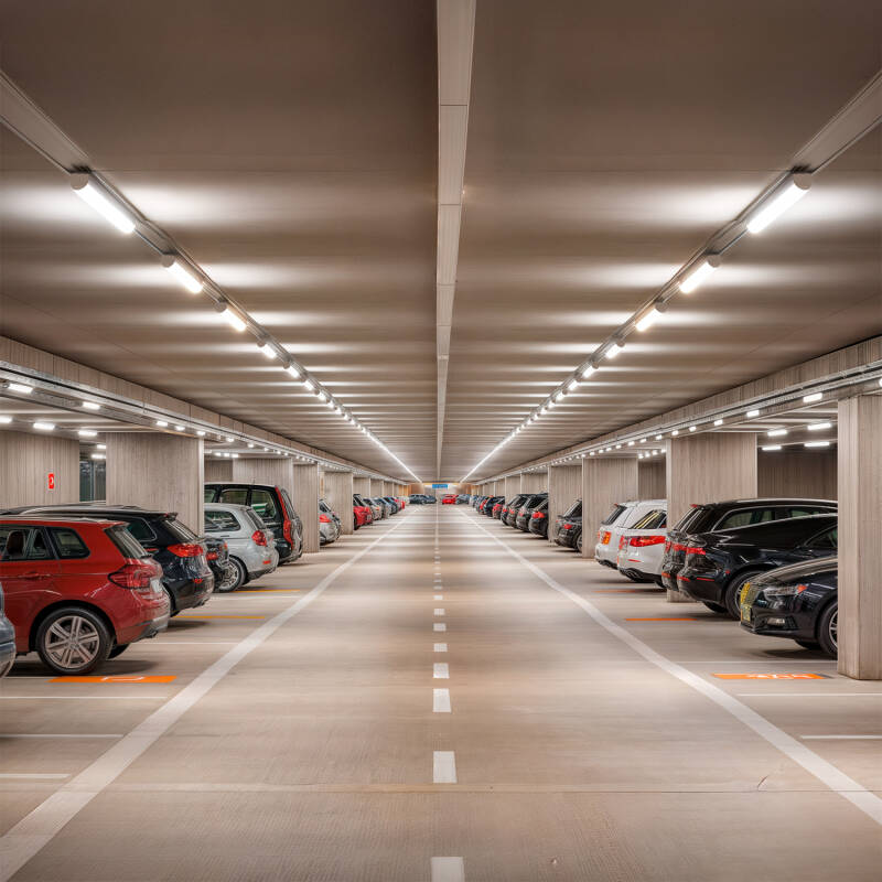 Armadura LED Selecionável 20-30-40 W 120 cm Régua Batten