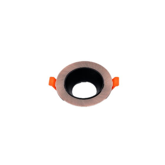 Aro Downlight Circular 75Ø GU10 Bronze/Preto