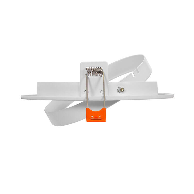 Aro Downlight Circular Encastrável para Lâmpada LED GU10 AR111 Corte Ø 120 mm