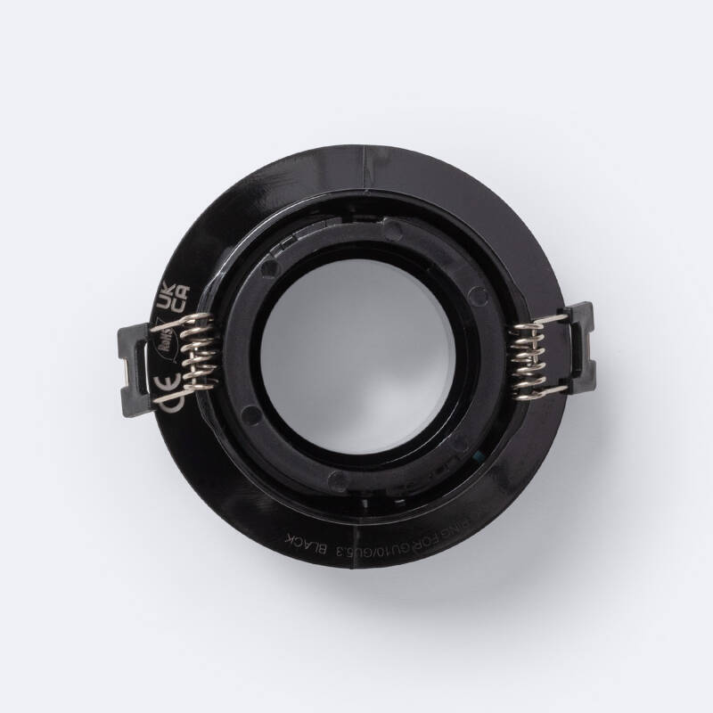 Aro Downlight Circular Inclinável Baixo UGR para Lâmpada LED GU10 / GU5.3 Corte Ø75 mm Suefix