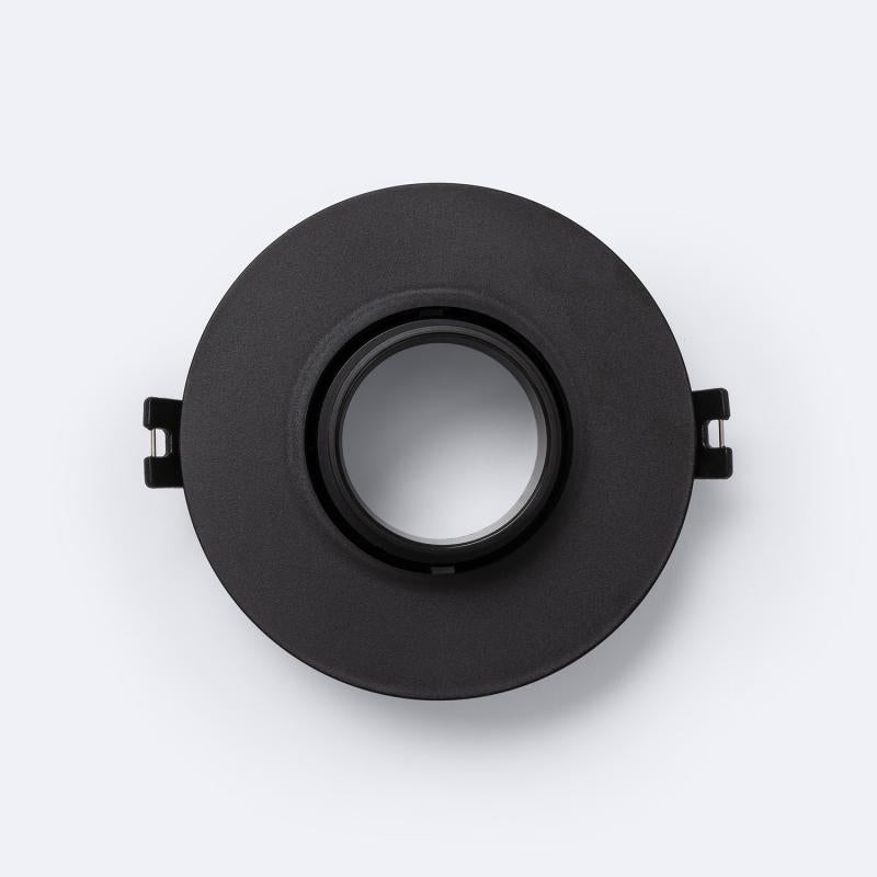 Aro Downlight Circular Inclinável Baixo UGR para Lâmpada LED GU10 / GU5.3 Corte Ø85 mmSuefix