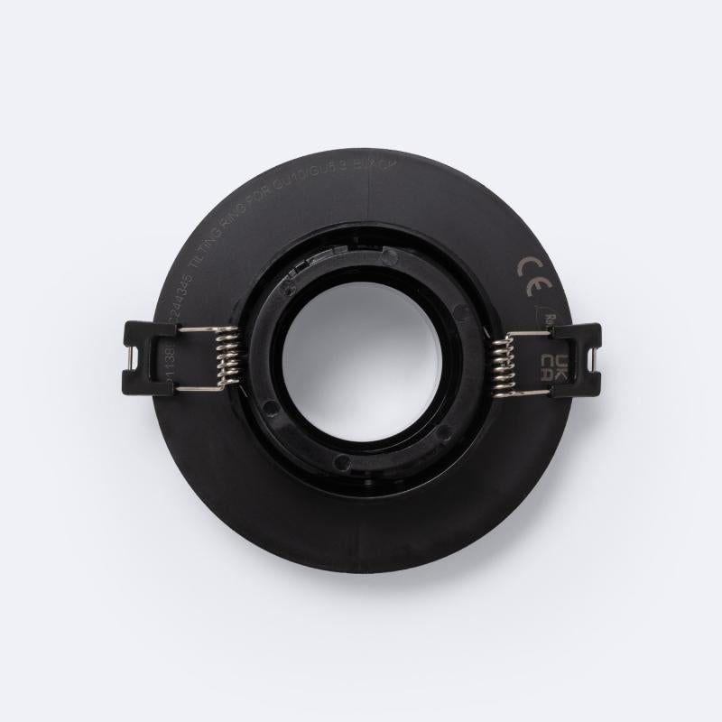 Aro Downlight Circular Inclinável Baixo UGR para Lâmpada LED GU10 / GU5.3 Corte Ø85 mmSuefix