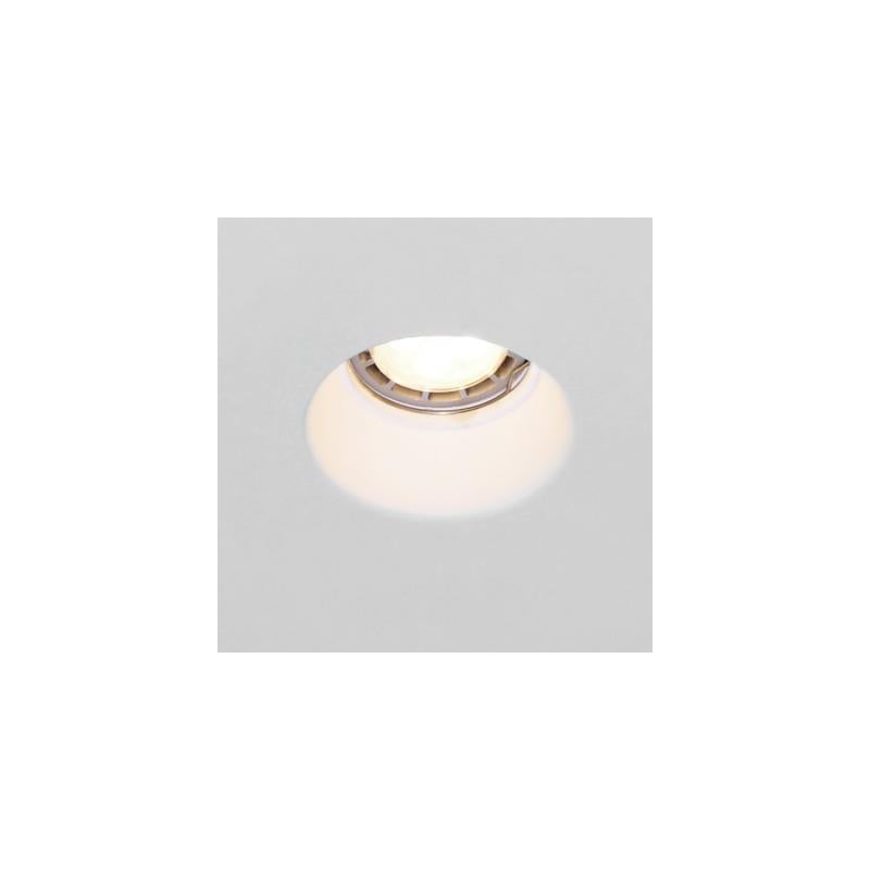 Aro Downlight Integração em Gesso/Pladur Circular para Lâmpada LED GU10 / GU5.3 Corte Ø133 mm UGR17