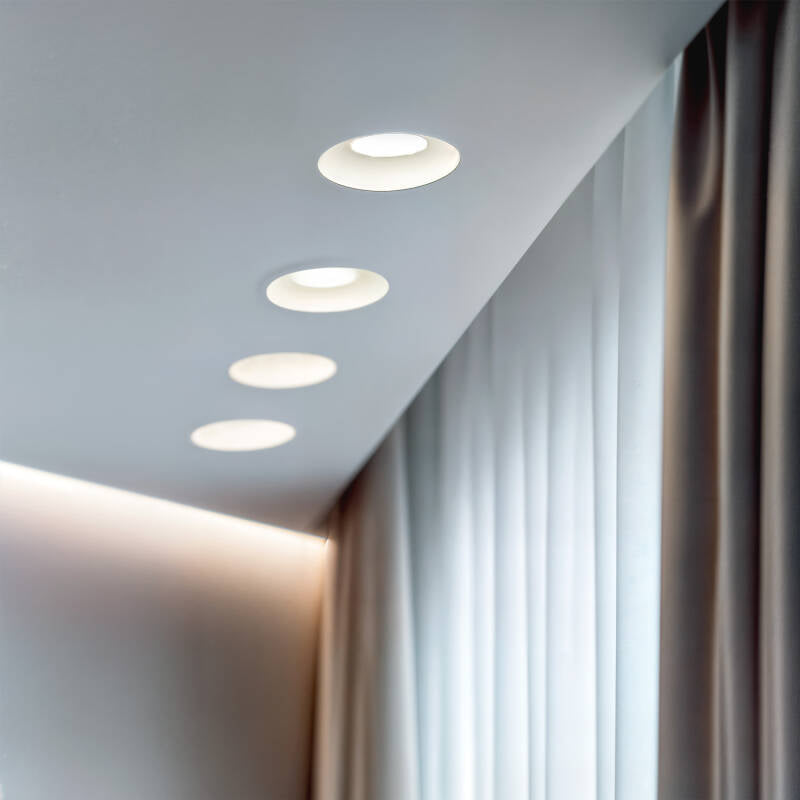 Aro Downlight Integração em Gesso/Pladur LED Circular 9W Corte Ø223 mm UGR17