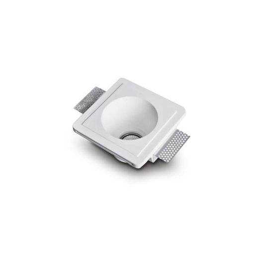 Aro Downlight Integração em Gesso/Pladur para Lâmpada LED GU10 / GU5.3 Corte 153x153 mm UGR17