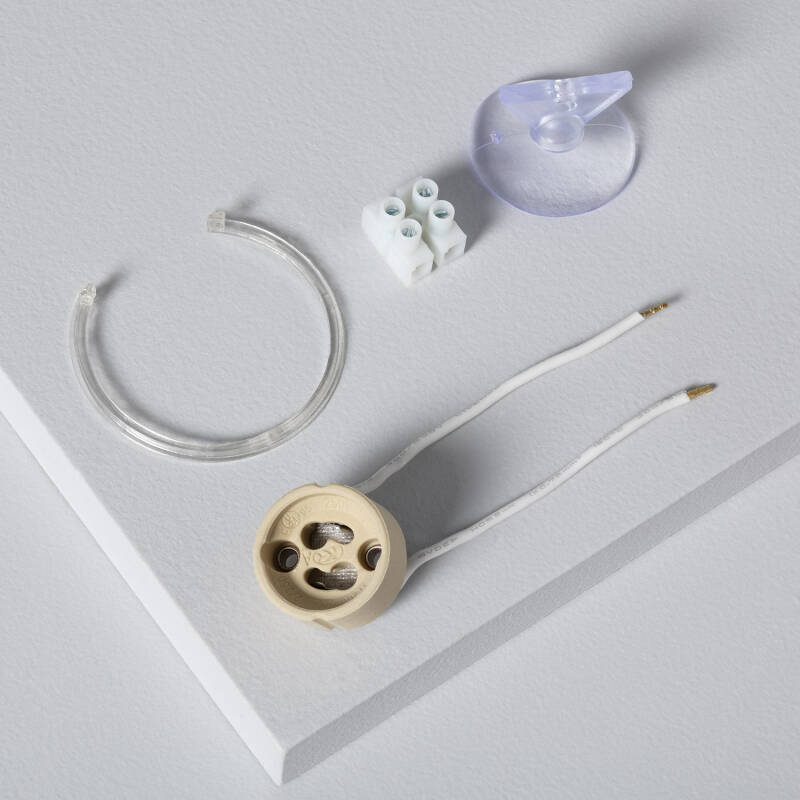 Aro Downlight Integração Gesso/Pladur Accent para Lâmpada LED GU10 / GU5.3 Corte 123x123 mm UGR17