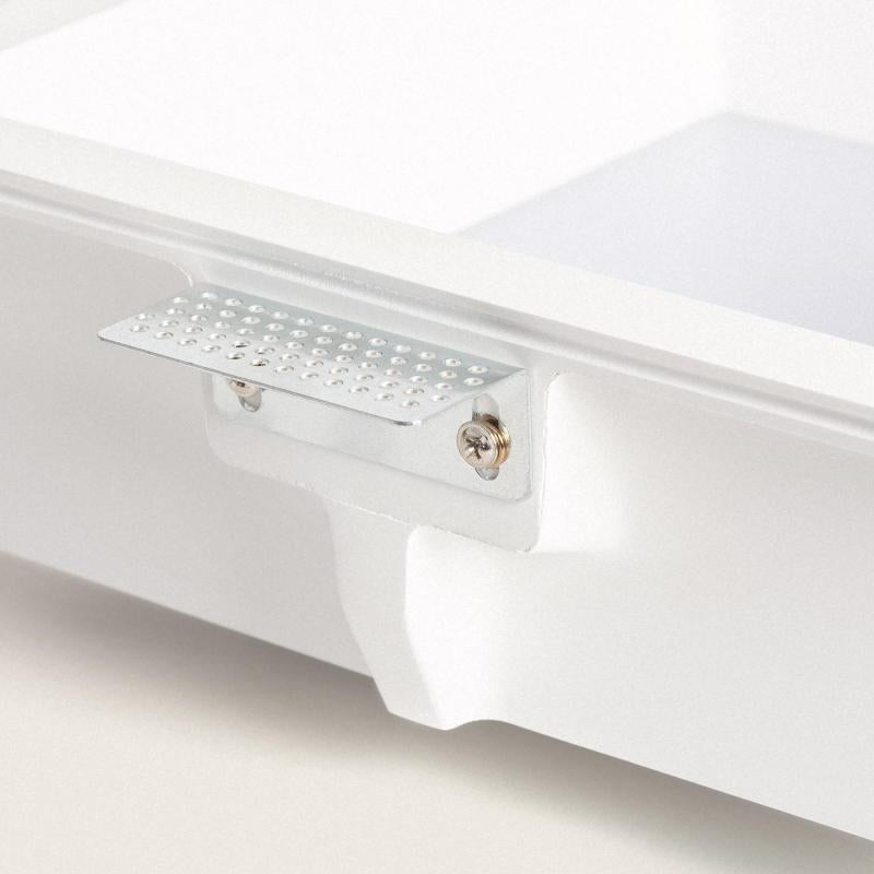 Aro Downlight Integração Gesso/Pladur LED Quadrado 18W Corte 283x283 mm UGR17