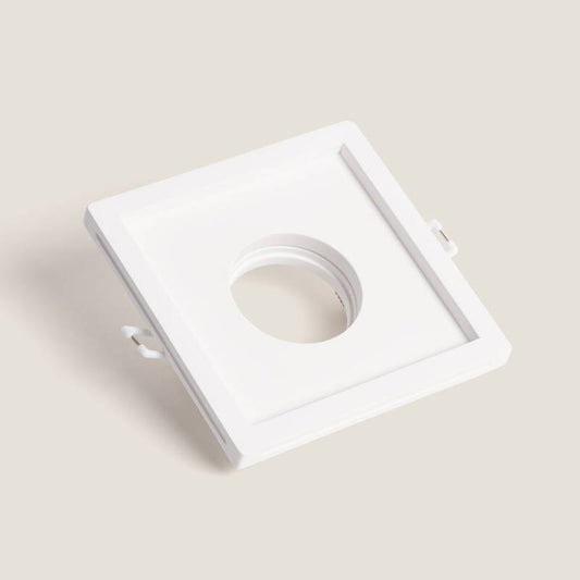 Aro Downlight Integração Gesso/Pladur para Lâmpada LED GU10 / GU5.3 Corte 125x125 mm UGR17