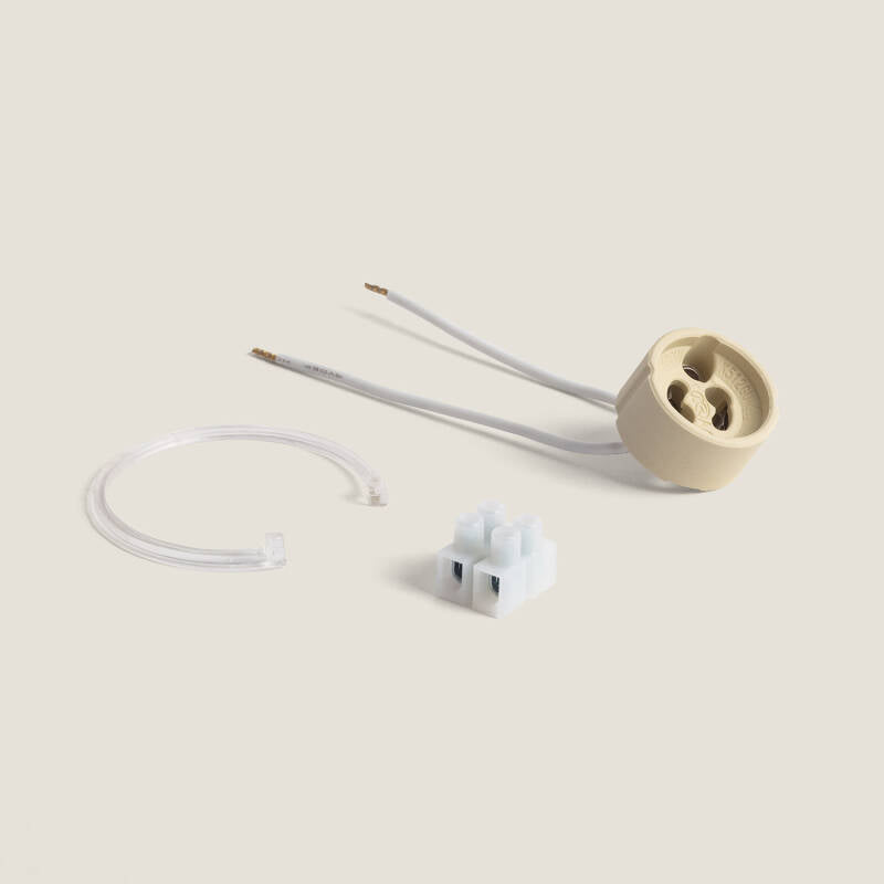 Aro Downlight Integração Gesso/Pladur para Lâmpada LED GU10 / GU5.3 Corte 125x125 mm UGR17
