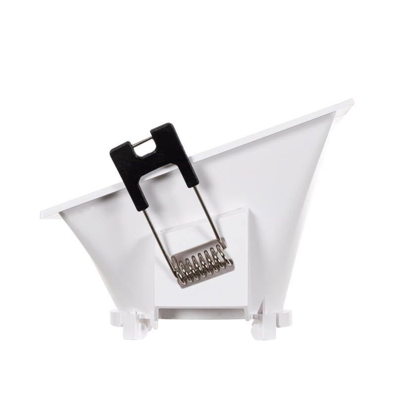 Aro Downlight Quadrado 45º Baixo UGR para Lâmpada LED GU10 / GU5.3 Corte 85 x 85 mm