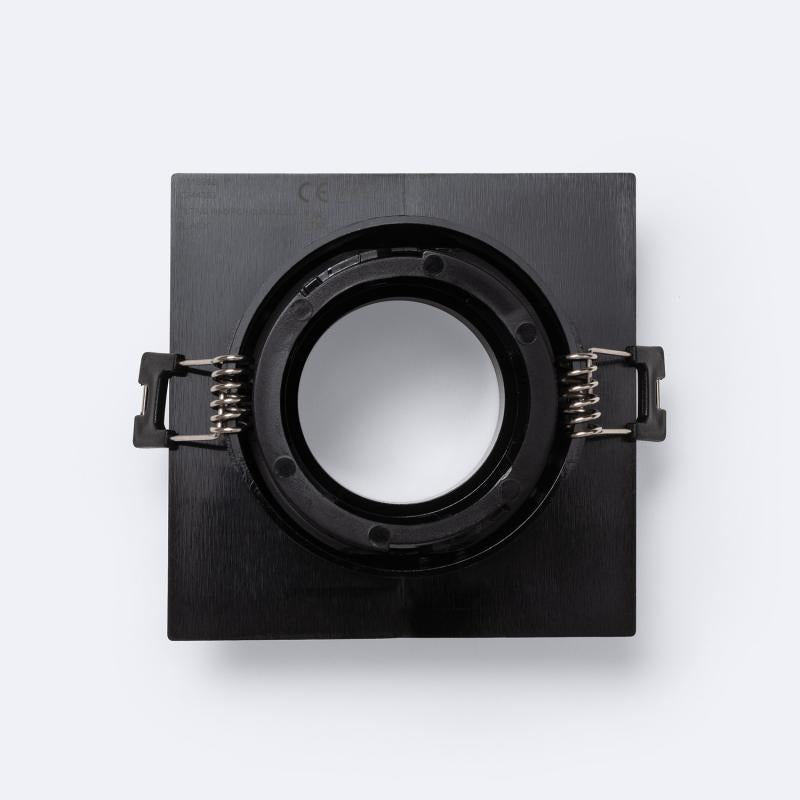 Aro Downlight Quadrado Inclinável Baixo UGR para Lâmpada LED GU10 / GU5.3 Corte Ø75 mm Suefix
