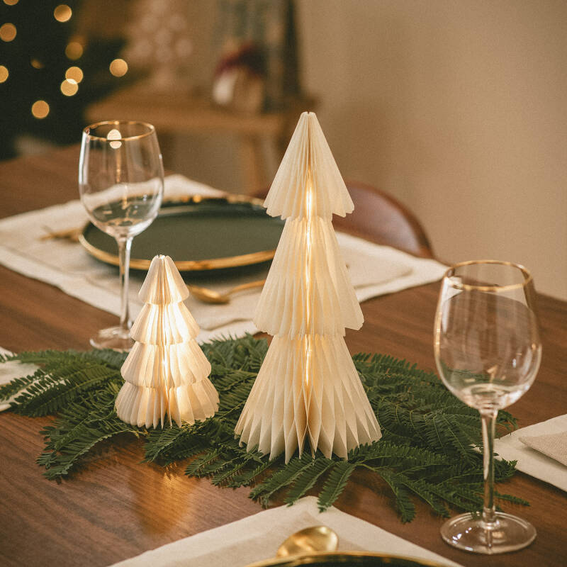 Árvore de Natal LED de Papel com Bateria Amethy