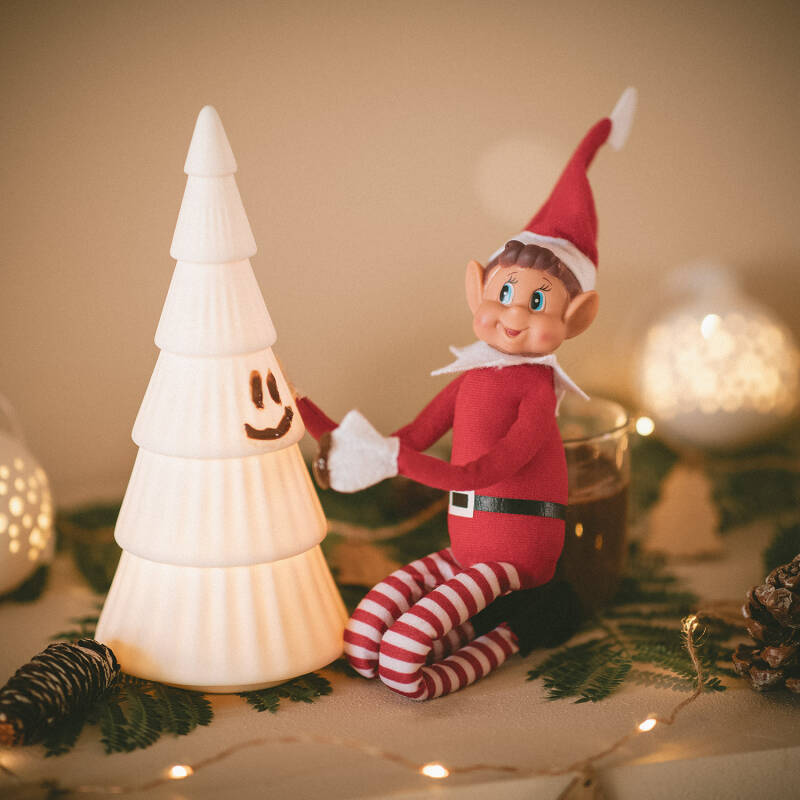 Árvore de Natal LED com Bateria Cerâmica Schnee